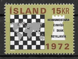 coleccion sellos deporte Islandia 1972
