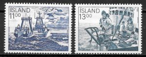 sellos transporte Islandia 1983