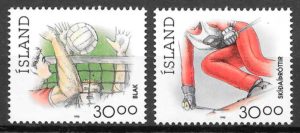 sellos deporte Islandia 1992