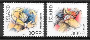 filatelia coleccion deporte Islandia 1993