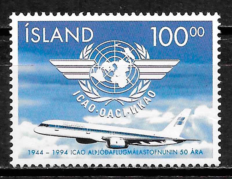 filatelia transporte Islandia 1994