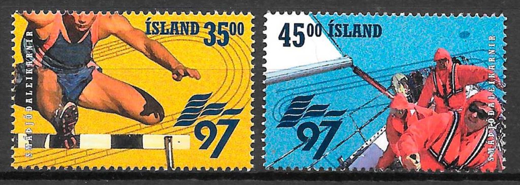 sellos deporte Islandia 1997