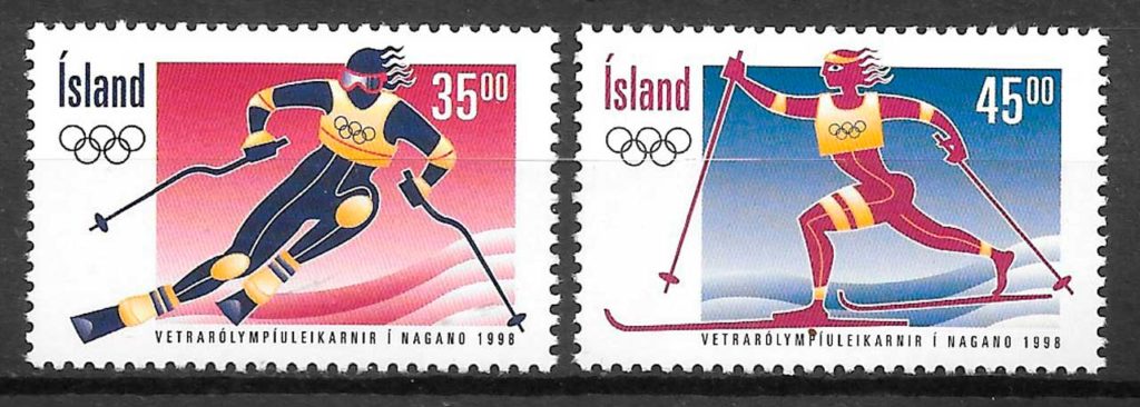 sellos deporte Islandia 1998
