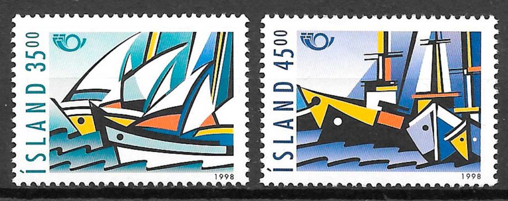 sellos transporte Islandia 1998
