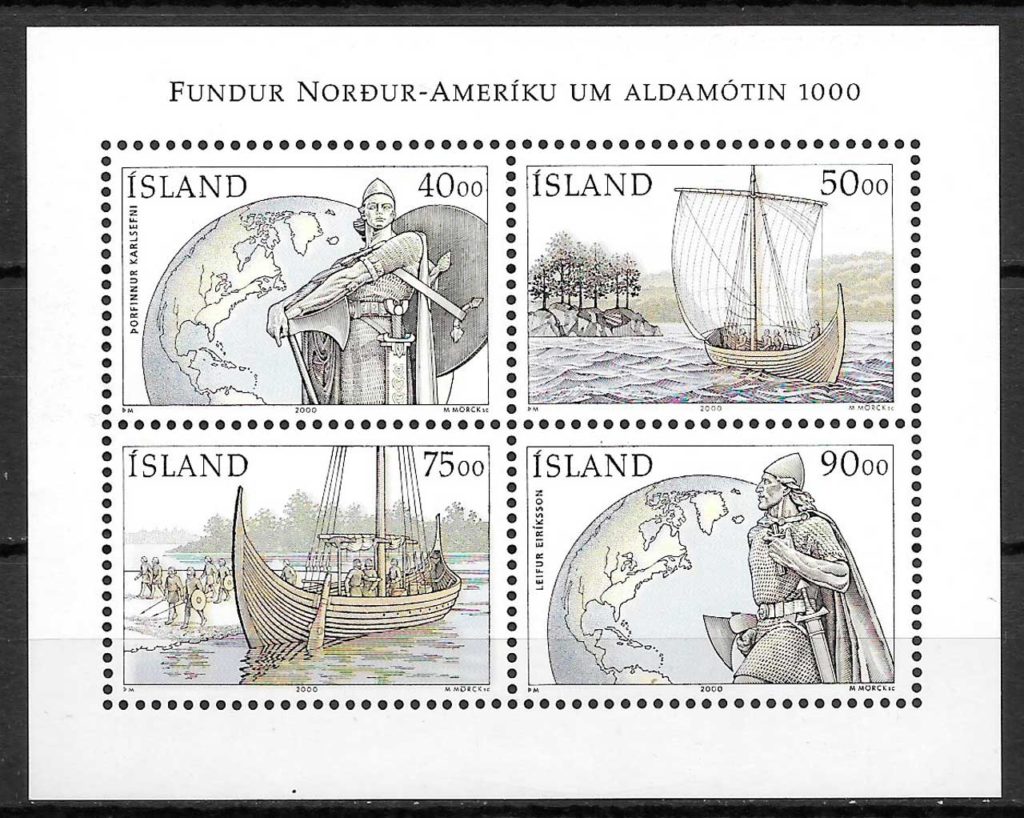 coleccion sello transporte Islandia 2000
