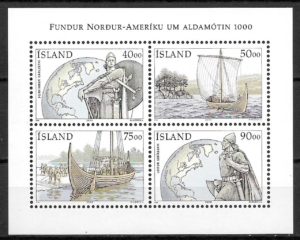 coleccion sello transporte Islandia 2000