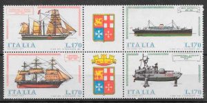 sellos transporte Italia 1977