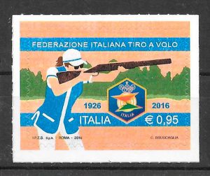 filatelia colección deporte Italia 2016