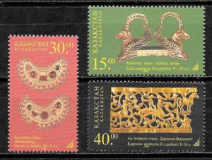 filatelia arte Kazastan 1998