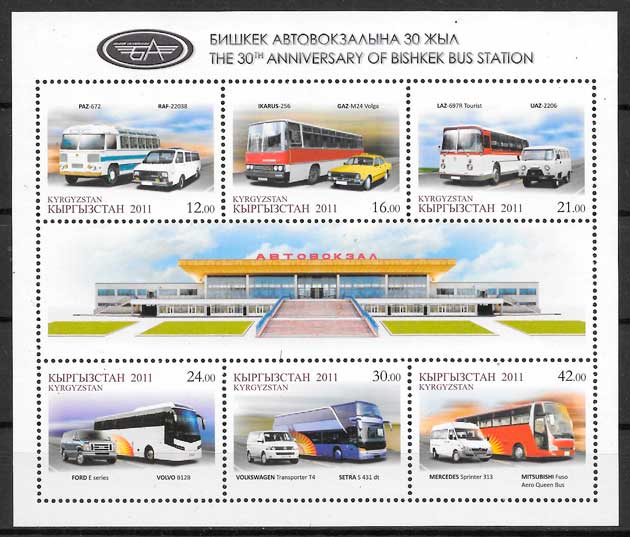sellos transporte Kirgikistan 2011