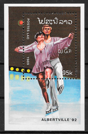 selos deporte Laos 1989