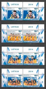 sellos deporte Letonia 2014
