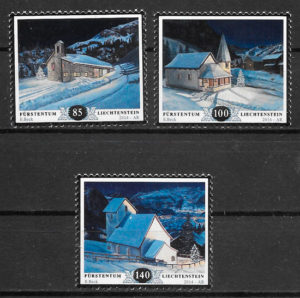 filatelia colección navidad Liechtenstein-2014