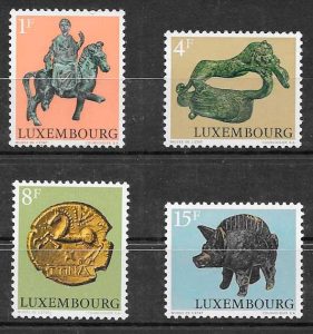 sellos arte Luxemburgo 1973
