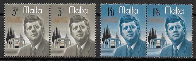 sellos personalidad Malta 1966