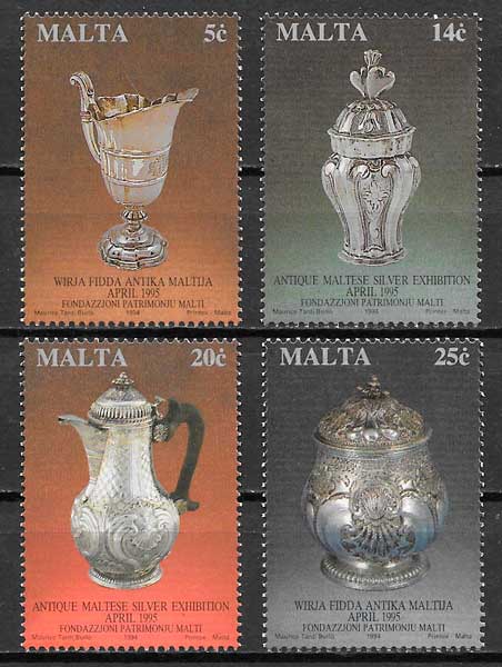 sellos arte Malta 1994