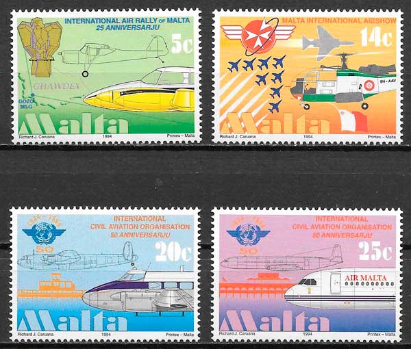 sellos trasnporte Malta 1994