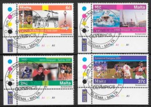 filatelia deporte Malta 2000