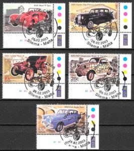 coleccion selos transporte Malta 2003
