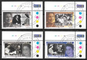 filatelia coleccion personalidad Malta 2003