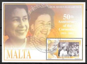 filatelia coleccion personalidad Malta 2003