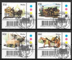 coleccion sellostransporte Malta 2005