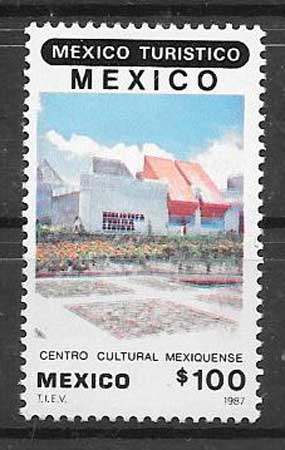 sellos turismo México 1987