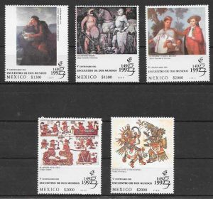 filatelia colección arte México 1992