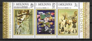Sellos navidad Moldavia 2006