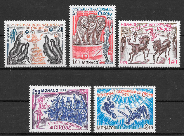 sellos arte Mónaco 1978