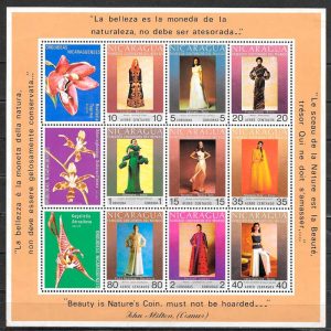 colección sellos arte Nicaragua 1973
