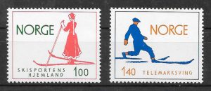 sellos deporte Noruega 1975
