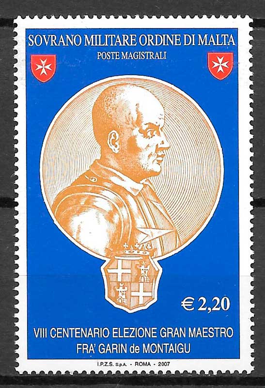 coleccion selos personalidades Orden de malta 2007
