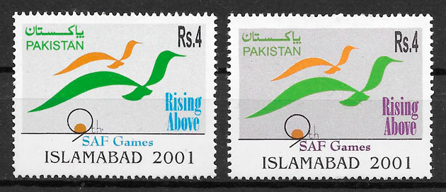 filatelia deporte Pakistan 2001