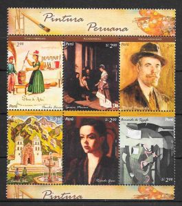 colección sellos arte Perú 2005