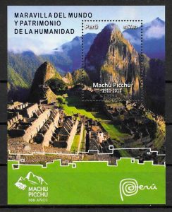 filatelia arquitectura Perú 2010