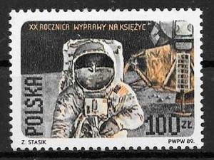 sellos espacio 1989 Polonia