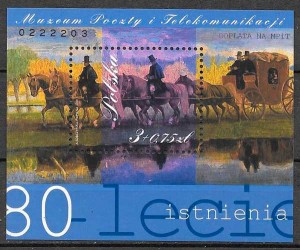 sellos filatelia arte Polonia 2001