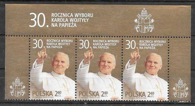 sellos personalidad Polonia 2008