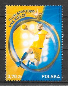 colección sellos deporte Polonia 2016