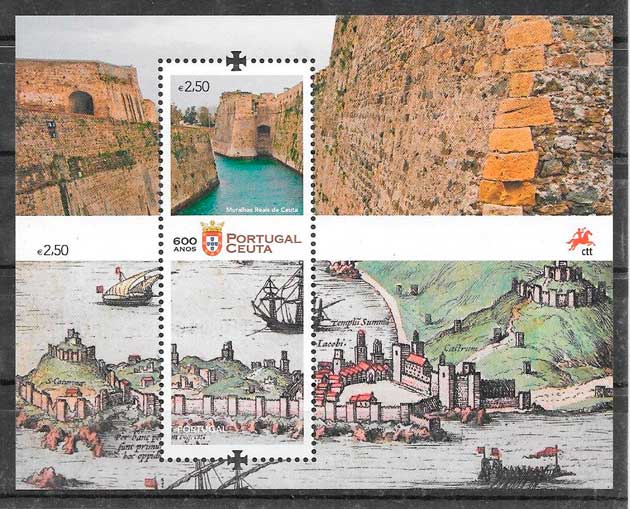colección sellos arquitectura y turismo Portugal 2015