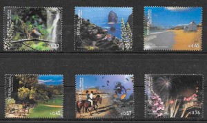 sellos colección turismo Portugal 2005
