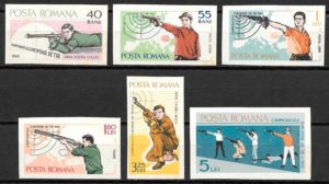 filatelia coleccion deporte Rumania 1965