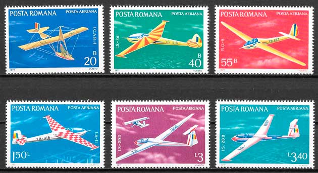 coleccion sellos transporte Rumania 1977
