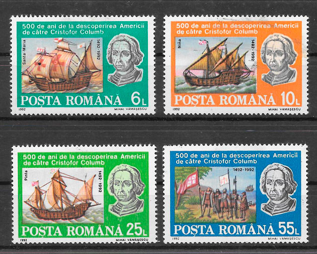 sellos transporte Rumania 1992