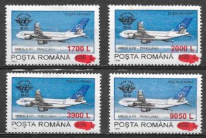 sellos transporte Rumania 1994