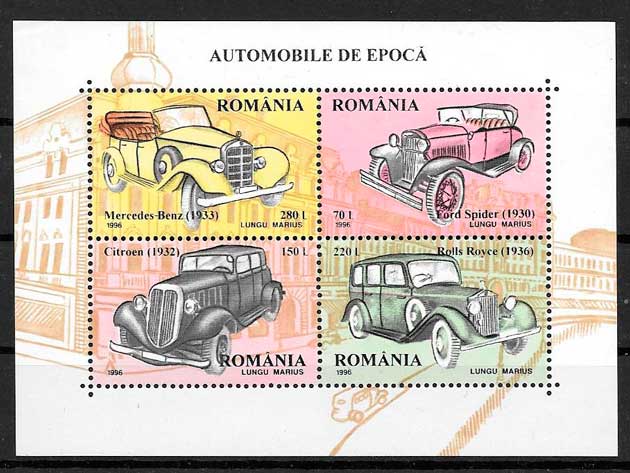 sellos transporte Rumanía 1996