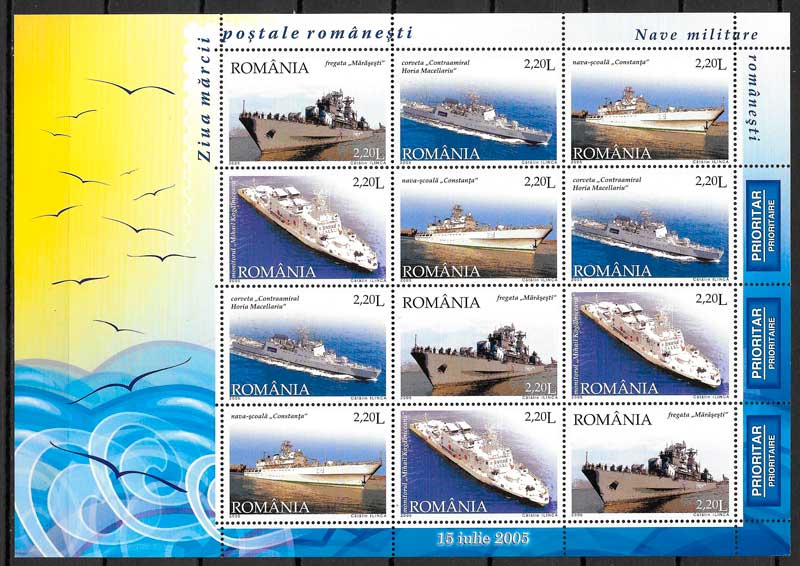 sellos transporte Rumania 2005