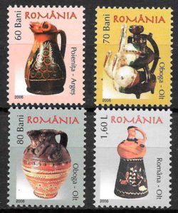 sellos arte Rumania 2006