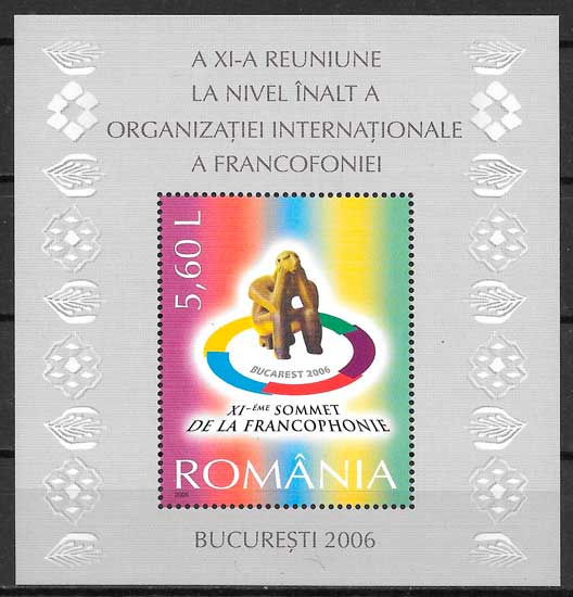coleccion sellos arte Rumania 2006